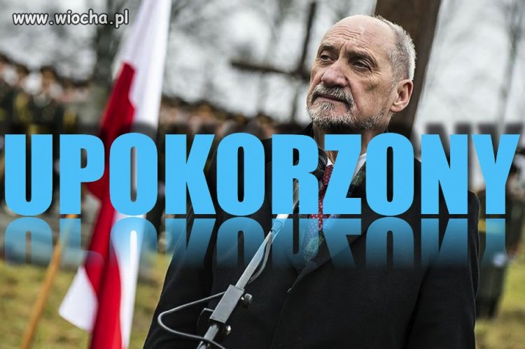 Macierewicz upokorzony.