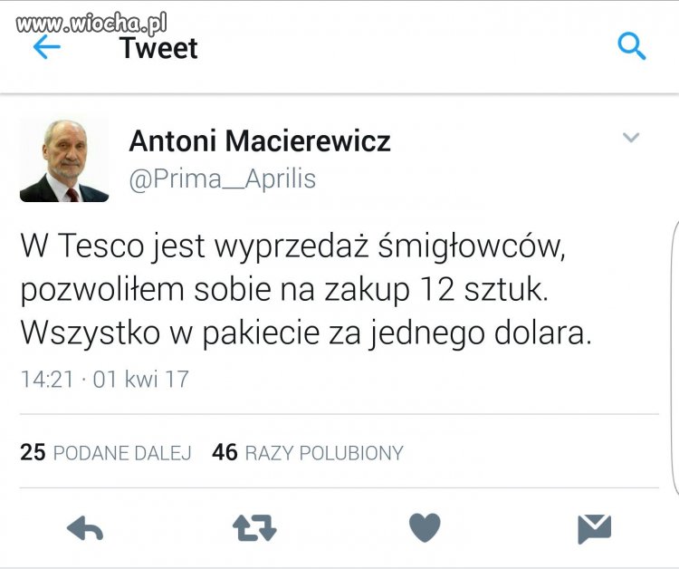 Dotrzymał słowa 