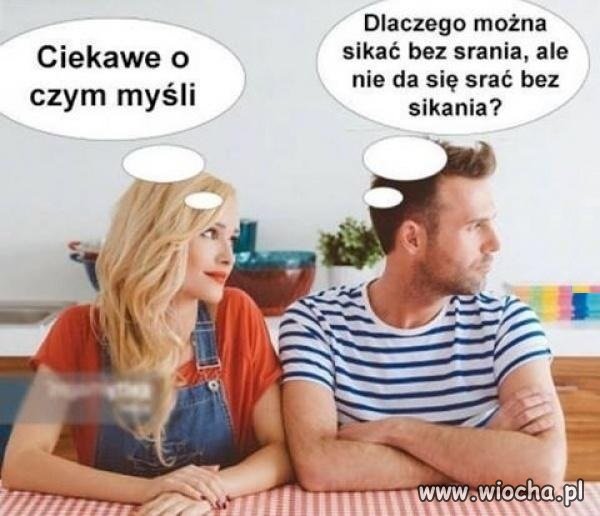 Może myśli o mnie...