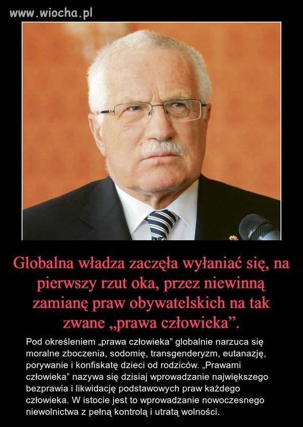 Vaclav Klaus.