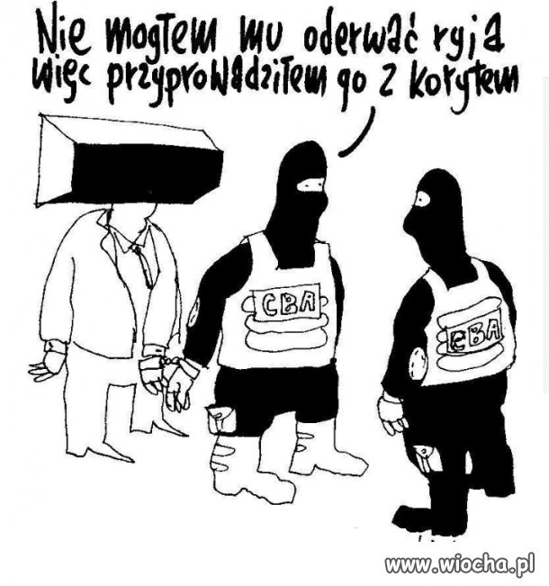 Nie mógł oderwać ryja, więc...