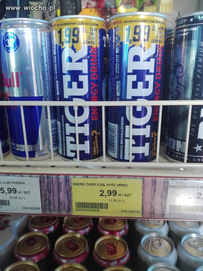 Promocja tigera na cepku