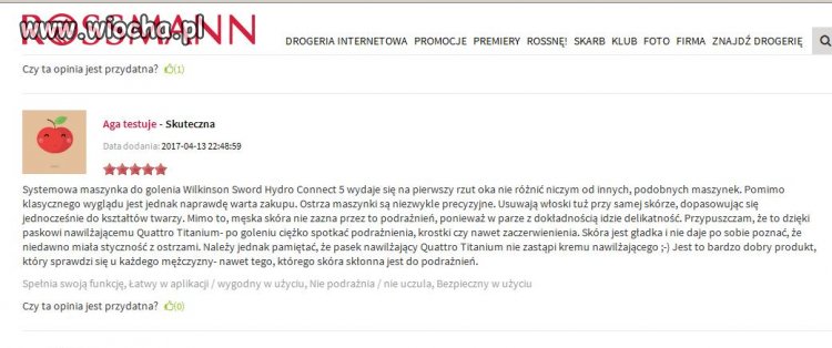 Aga testuje
