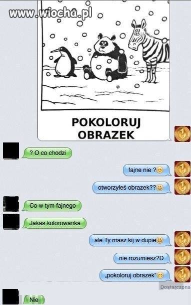 Pokoloruj obrazek