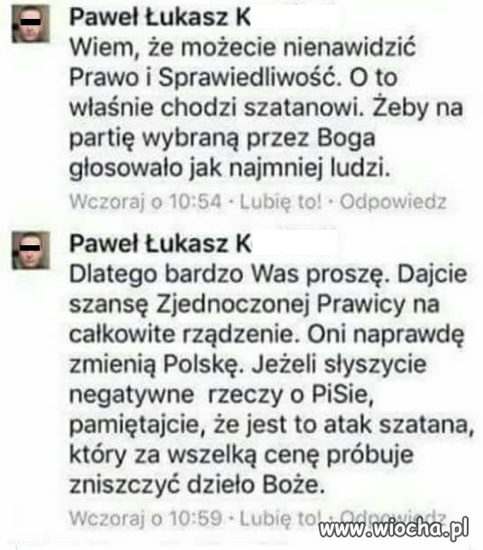 Kogoś nieźle nawiedziło ...