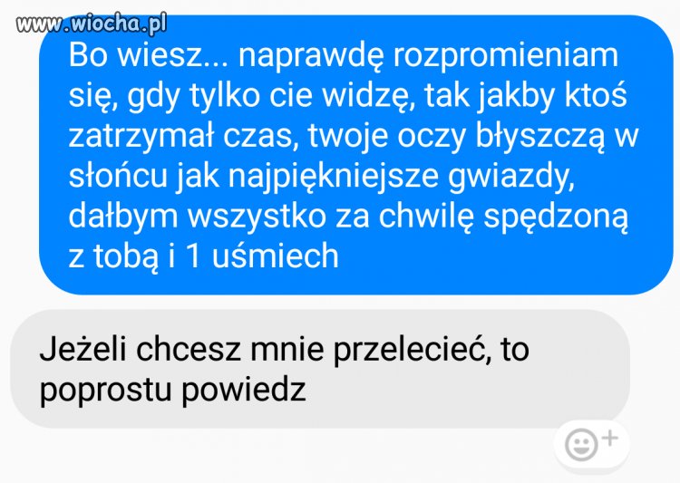 Próbował poderwać 