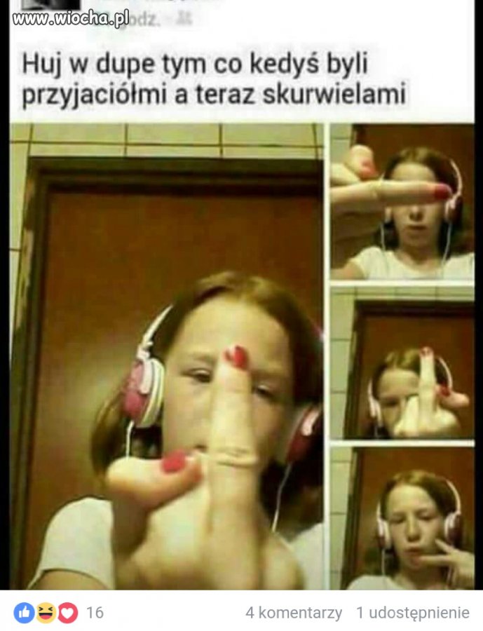 Zdzieliłbym jej w pysk na "oprzytomke"