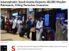 Arabia Saudyjska deportuje 40 000 Pakistańczyków..