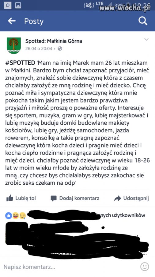 Jestem Marek szukam szparek 😂