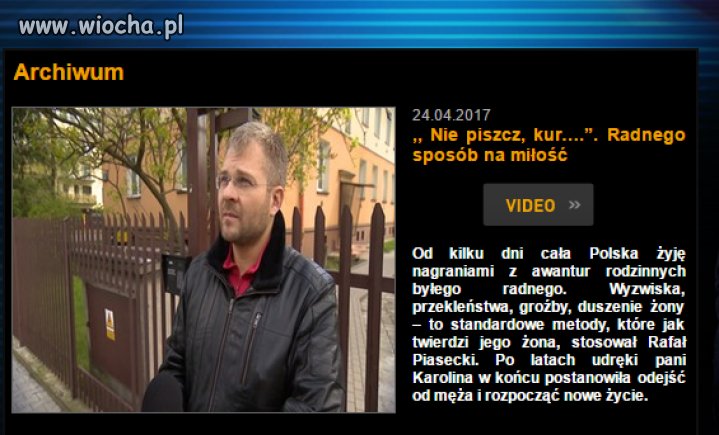 Miłość według radnego