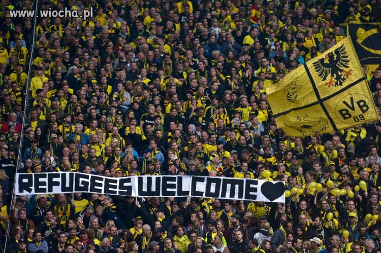 Borussia pozdrawia uchodzćów
