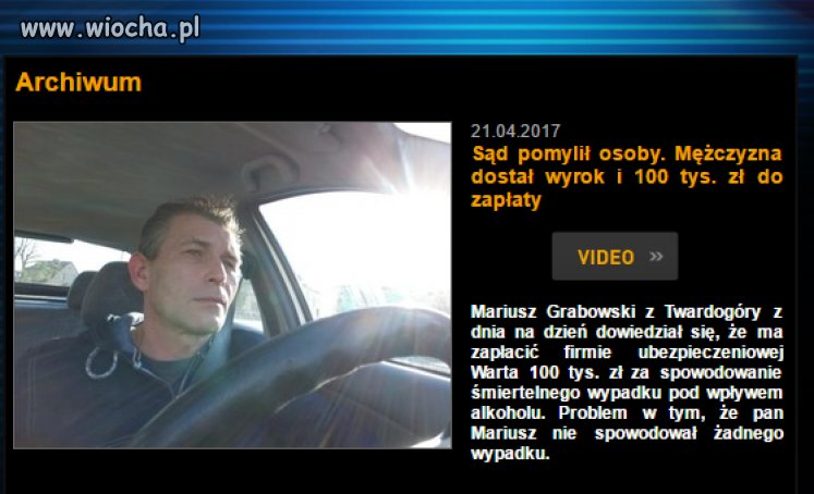 Bo sąd się pomylił