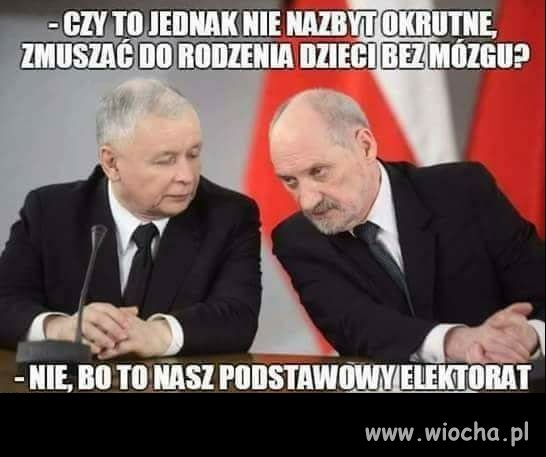 A poparcie spada