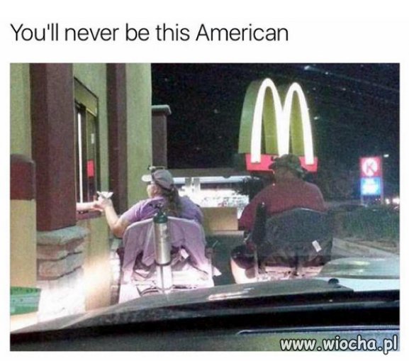 Amerykanie w McDrive