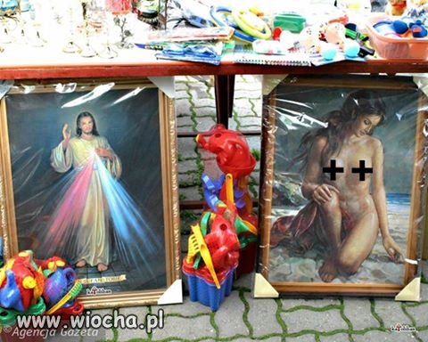 Stragan w Licheniu 