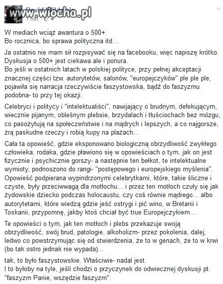 To o Was moi drodzy rodacy