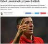 Robert Lewandowski w czwartek złapał się za udo