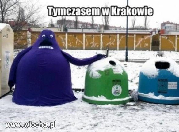 A w Krakowie...
