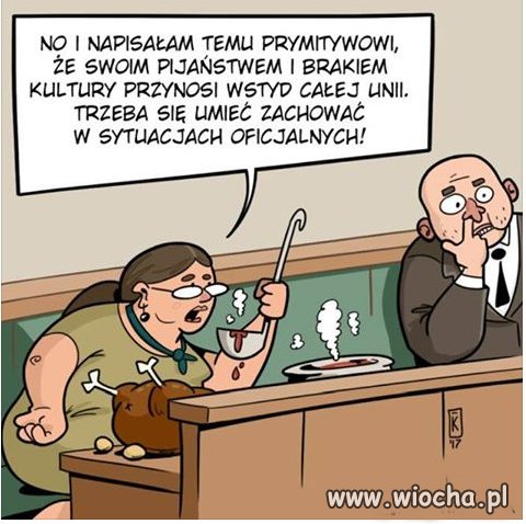 Dodam, że wali od niej 
