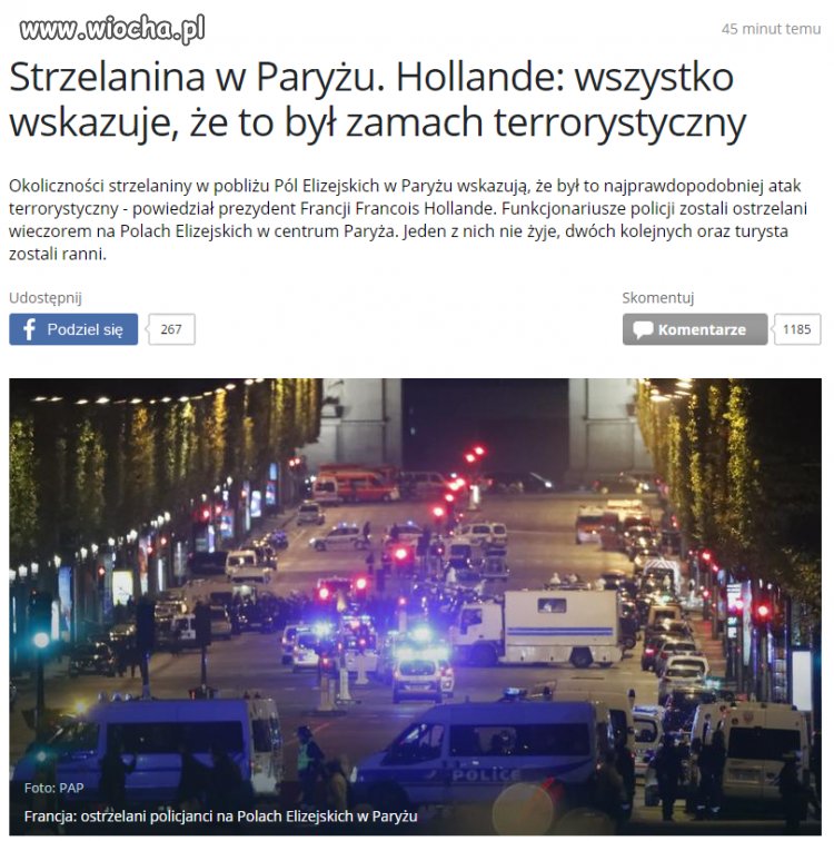 Muzułmanie co jakiś czas "dziękują" za gościne