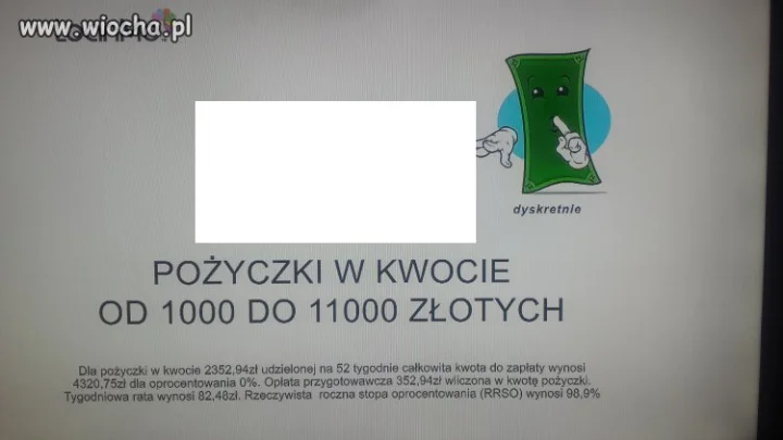 Pożyczka 0 procent 