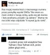 Tyle hałasu przez jednego smsa.