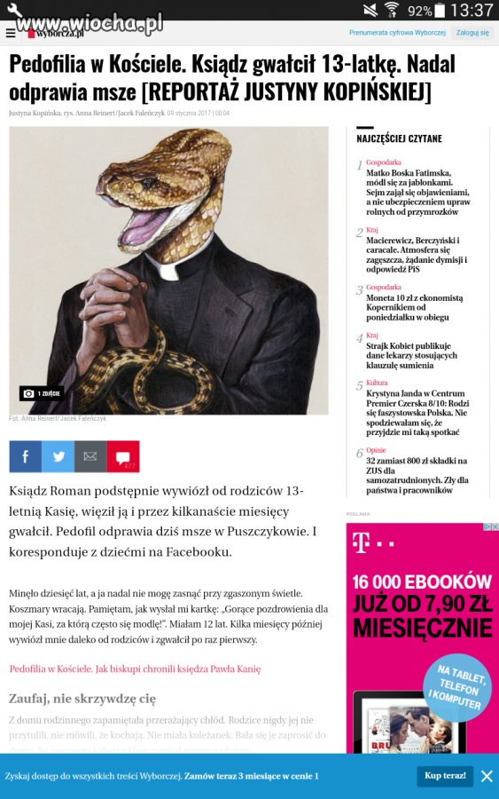 Powinno go spotkać to samo