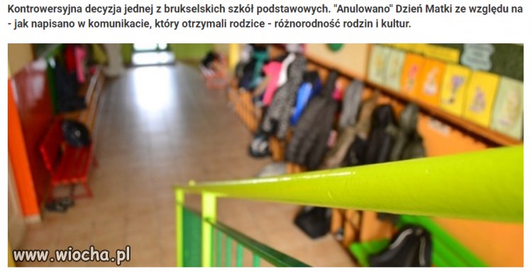 Belgia: W jednej ze szkół "anulowano" Dzień Matki.