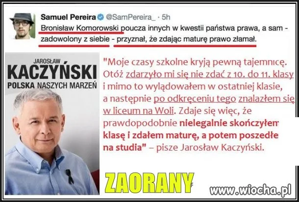 ''Dziennikarz'' chciał dokopać prezydentowi 