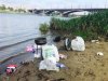 Niedzielny poranek nad Wisłą w Warszawie