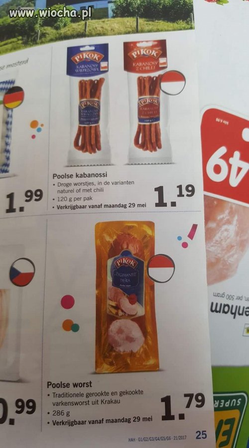 Polska flaga według holendrów