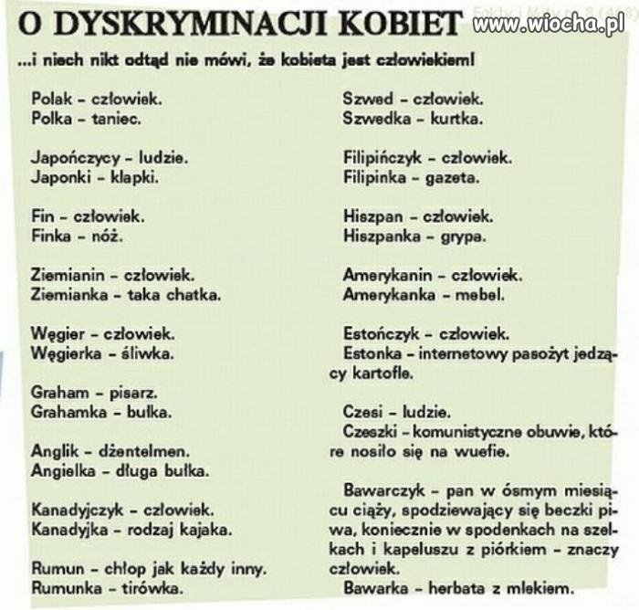 Krótko o kobietach