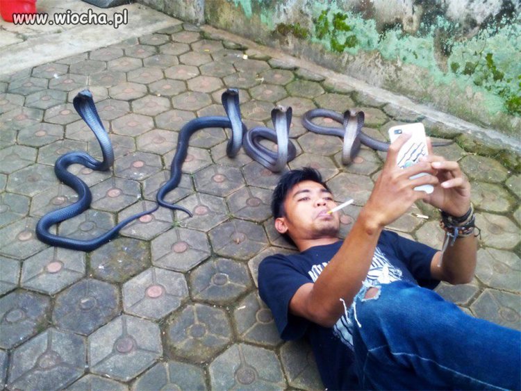Selfie z kumplami