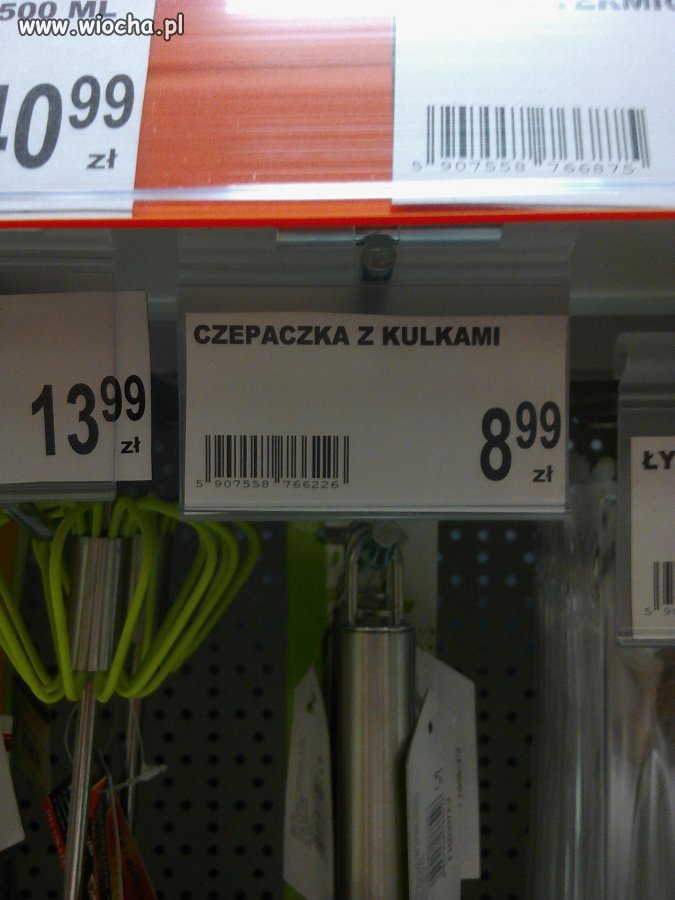Czepaczka z kulkami 