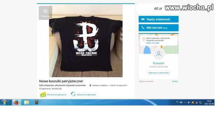Koszulki patryjoteczne!