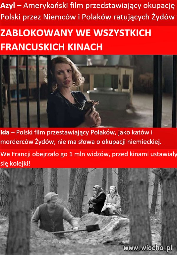 Francuziki blokują film o Polsce.