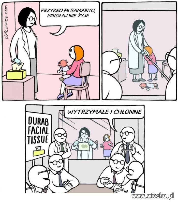Jak testują chusteczki