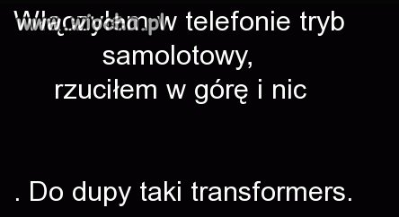 Nie zadziałało