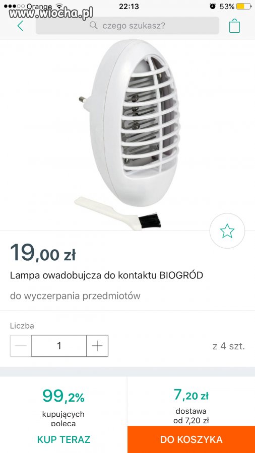 Lampa owadobujcza 