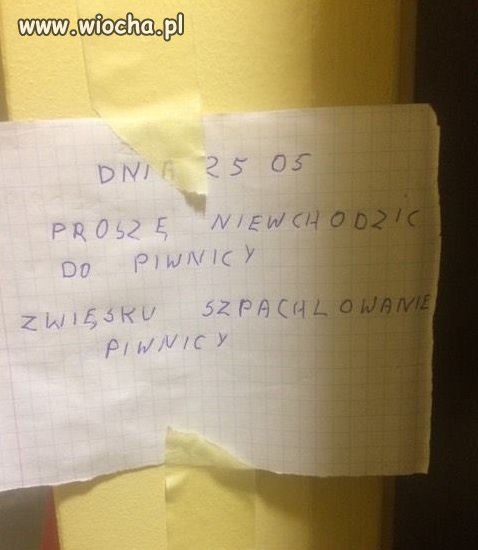 No i się wypowiedział