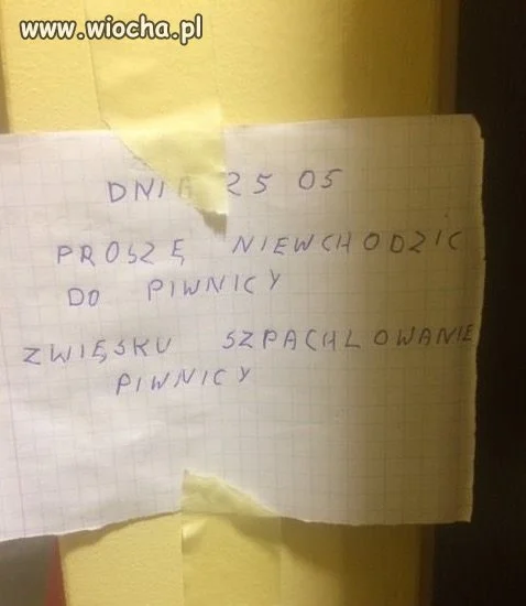 No i się wypowiedział