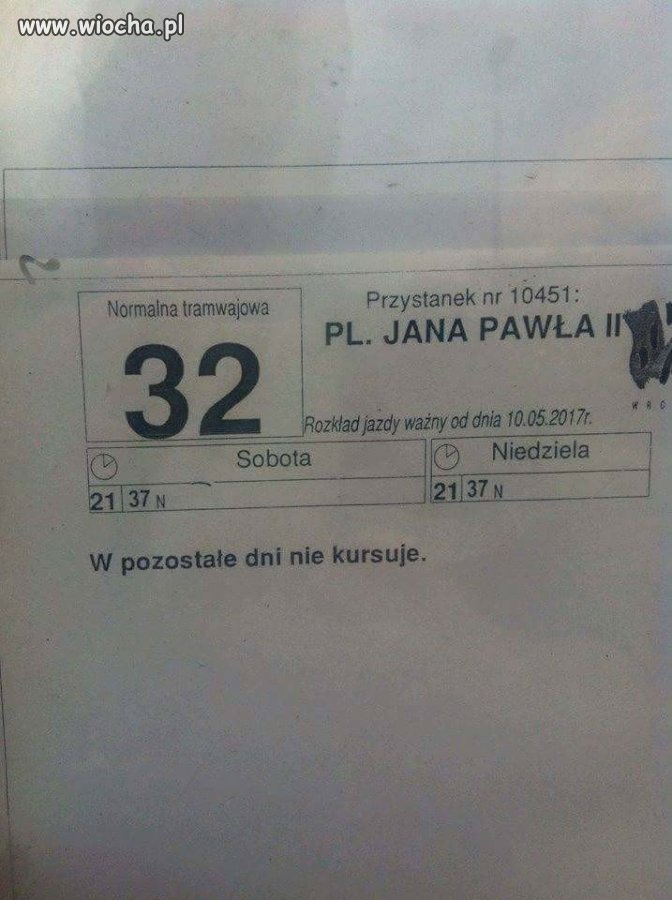 A spróbuj się spóźnić