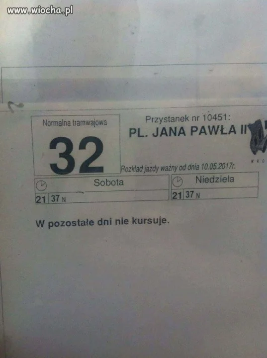 A spróbuj się spóźnić