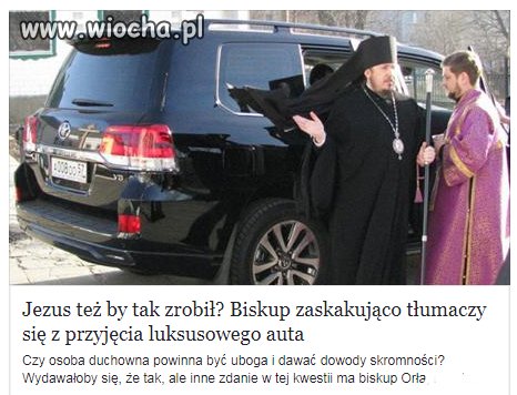 Bo Jezus dostał drogie ciuchy od apostołów