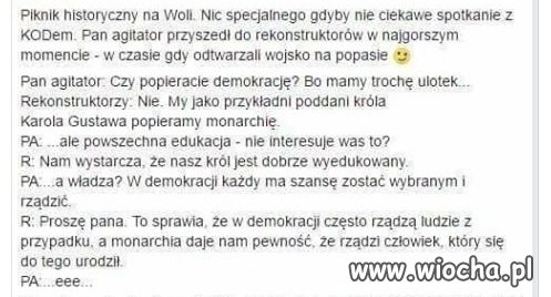 Kody na pikniku historycznym 
