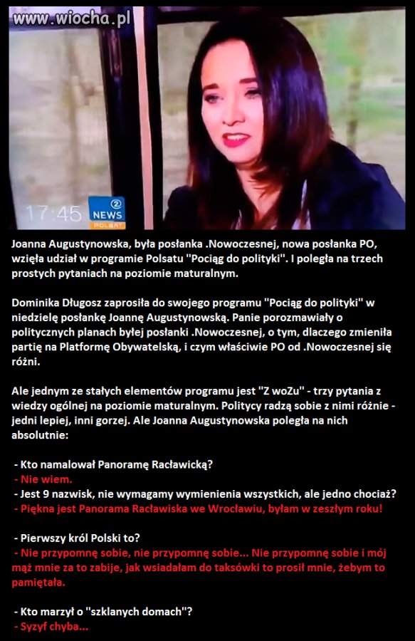 Zatkało mnie