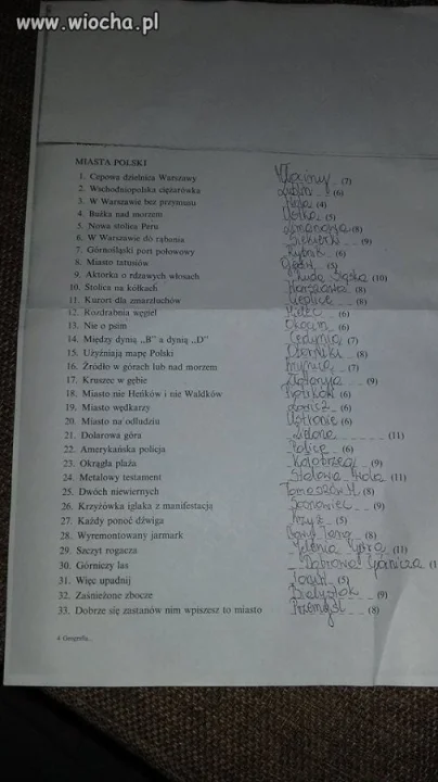 Zadanie z geografii...liceum...żenada...2część