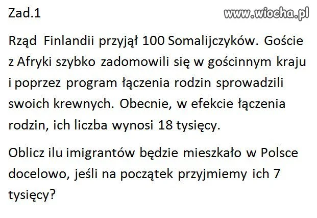 Zadanie na maturze 