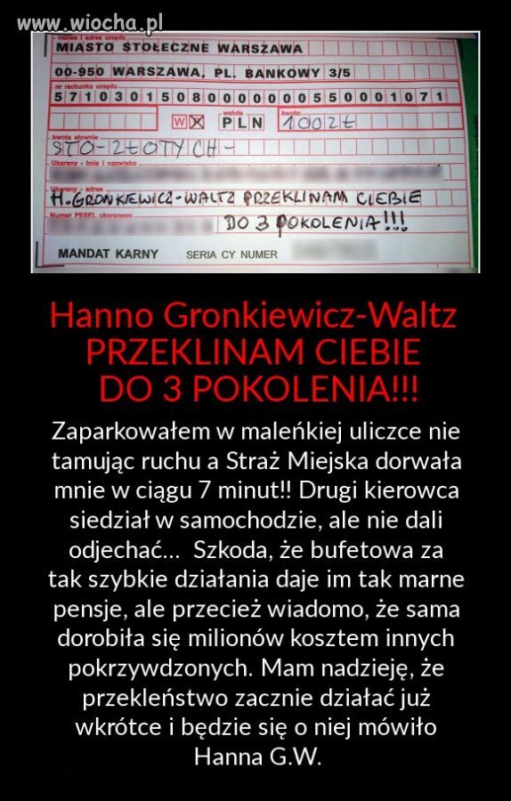 Hanna Gronkiewicz-Waltz SUCKS