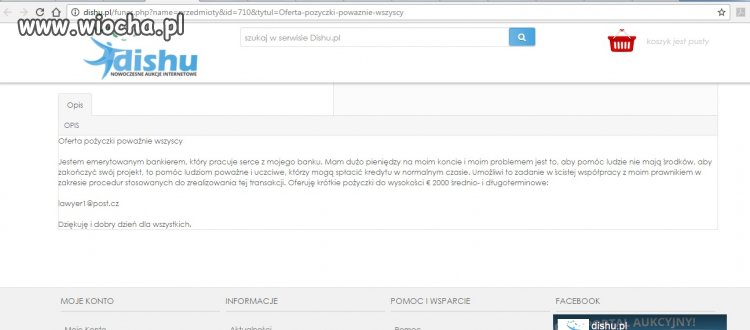 Problem emerytowanego bankiera